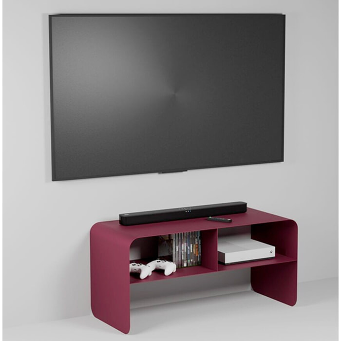 Meuble TV Lounge 90x37cm violet Kare Design