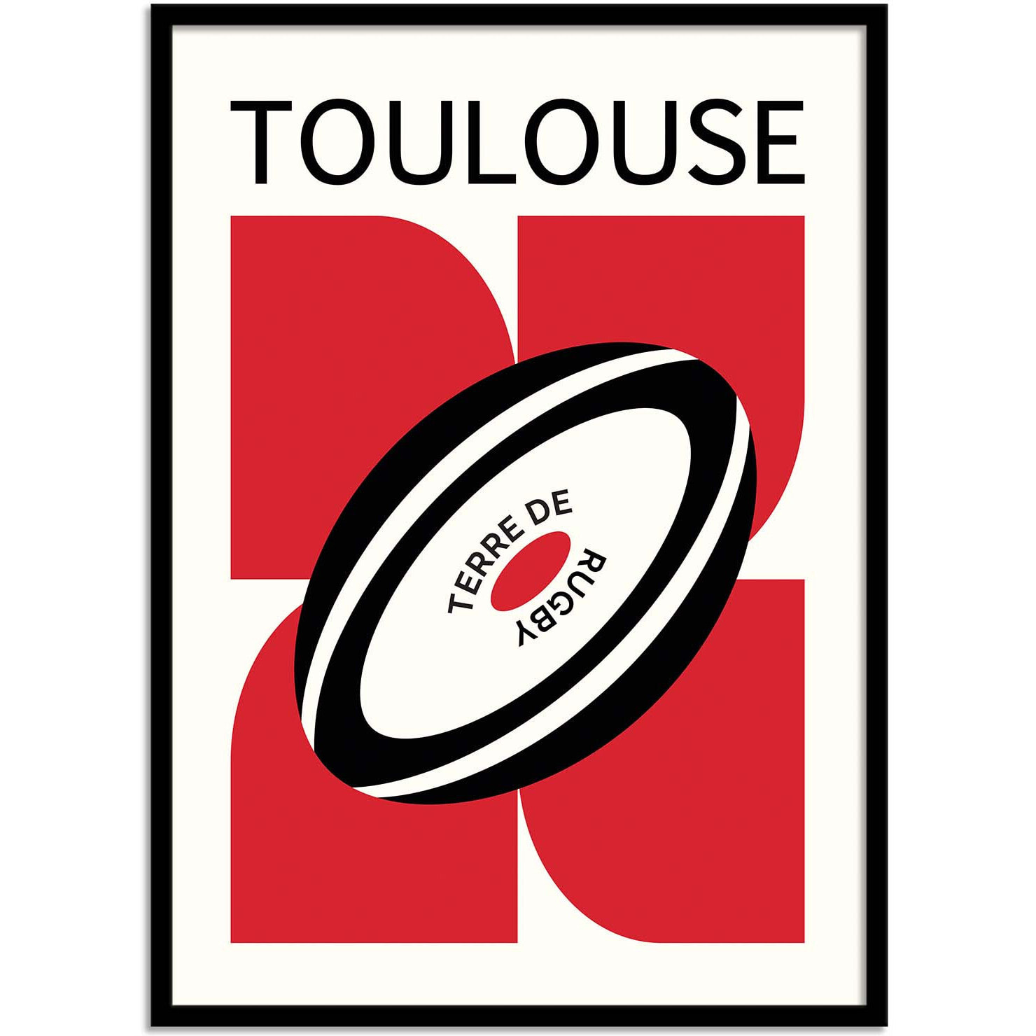 Affiche - Rugby Toulouse - Posuta