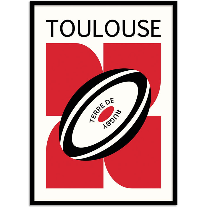 Affiche - Rugby Toulouse - Posuta