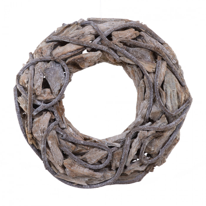 Corona con Liane - Pezzi 1 - Colore Bianco - 50x10Hx50cm - Bianchi Dino