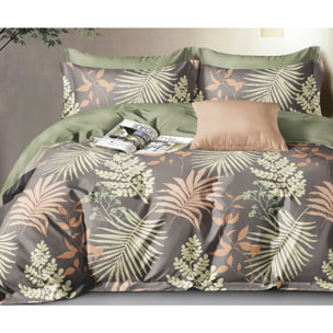 Parure housse de couette 100% percale de coton - Téralis