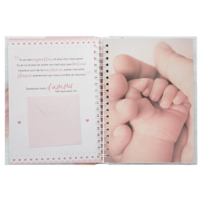 Album photos à spirales naissance 80 photos