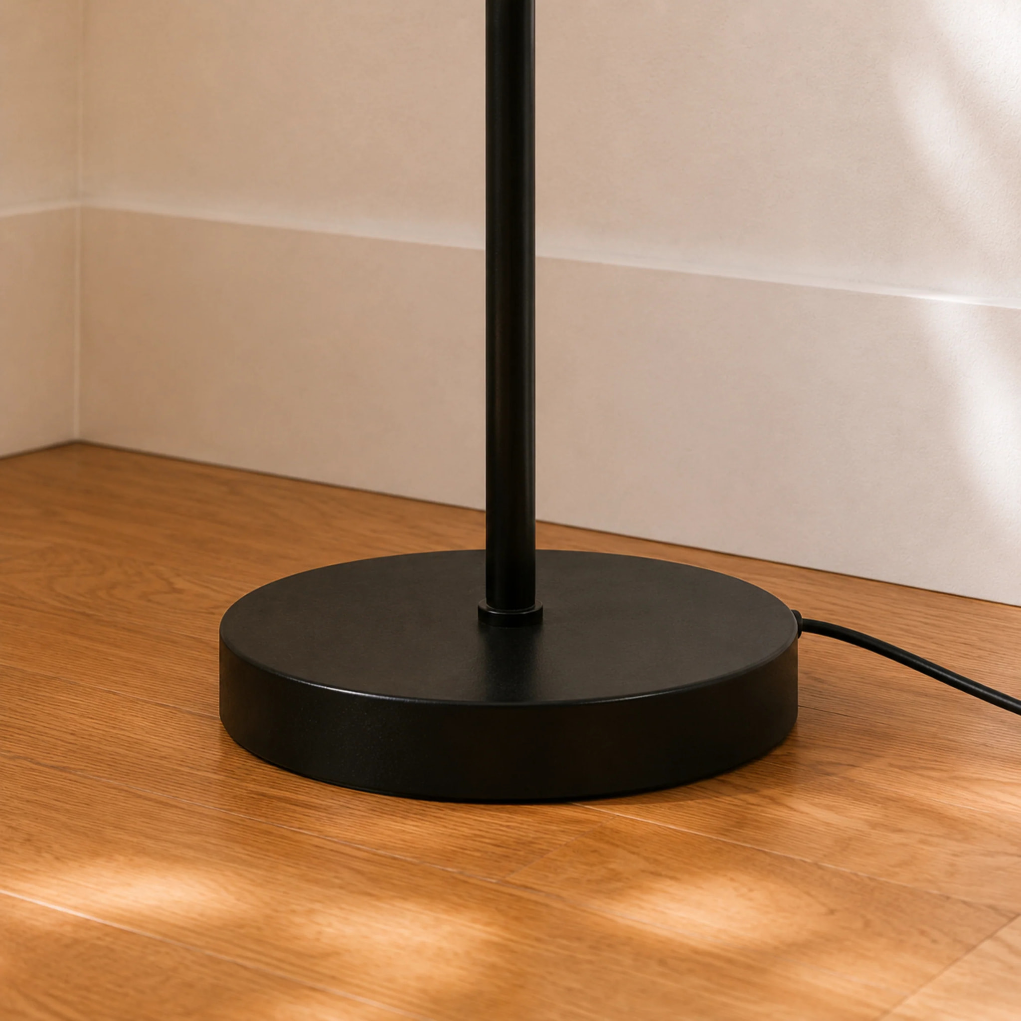 Lampadaire chrome en verre et métal  - Brume