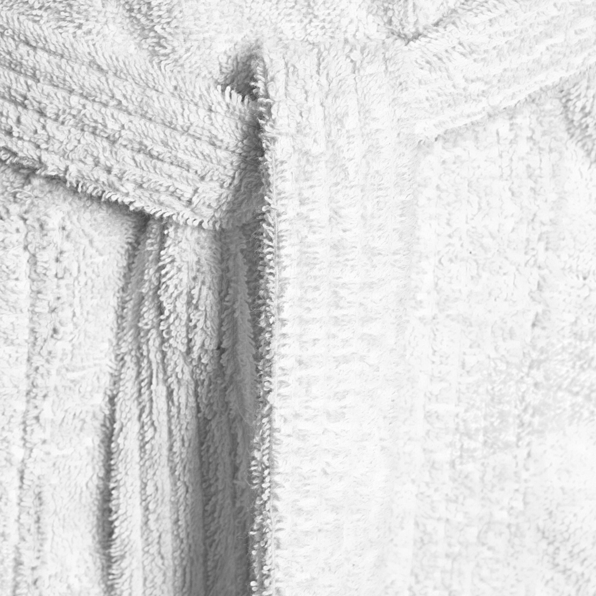 Bassetti Morbido Accappatoio 360 gr con Cappuccio 100% Cotone Uomo Donna Spugna Taglie Forti - ITALY Designed - Collezione VIVIAN - BIANCO 13