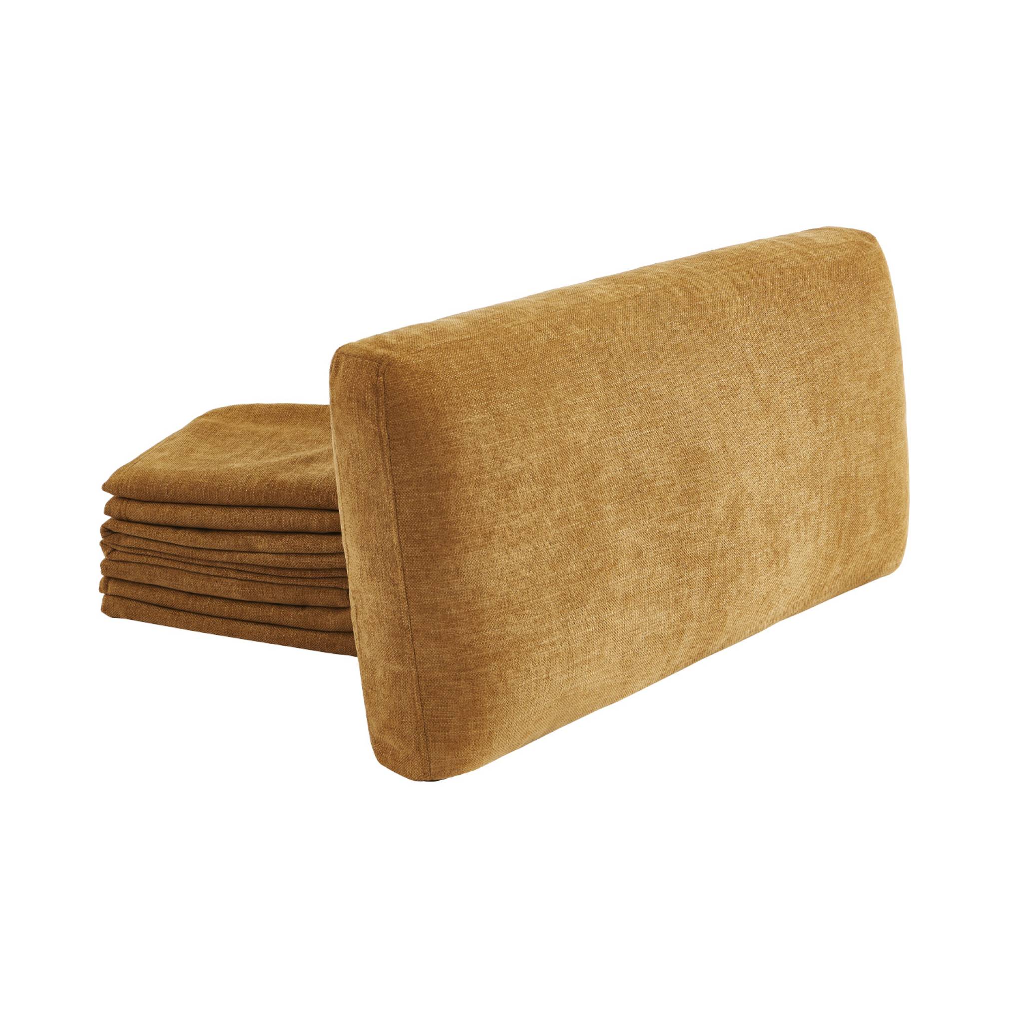 Housse en tissu pour canapé 3 places Neo ocre