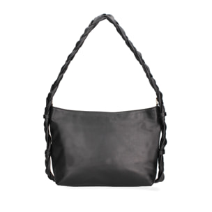 Borsa a spalla da donna - Modello Isara - Vera pelle - 26.0 x 22.0 x 9.0 cm