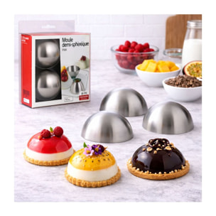 Set de 4 moules en forme de dômes