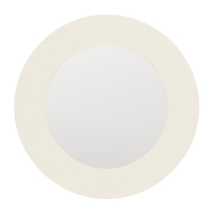 Miroir rond en microciment Ø90cm Hauteur: 90 Longueur: 90 Largeur: 1.8