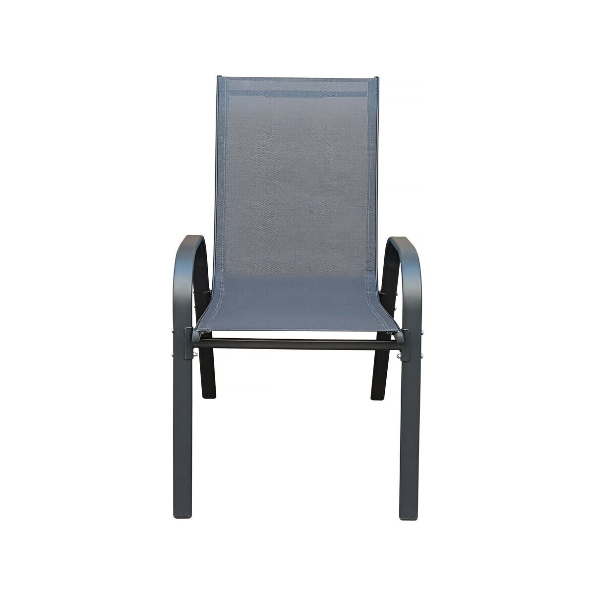 Fauteuil jardin textilène "Cordoba" - Phoenix - Lot de 2 - Anthracite