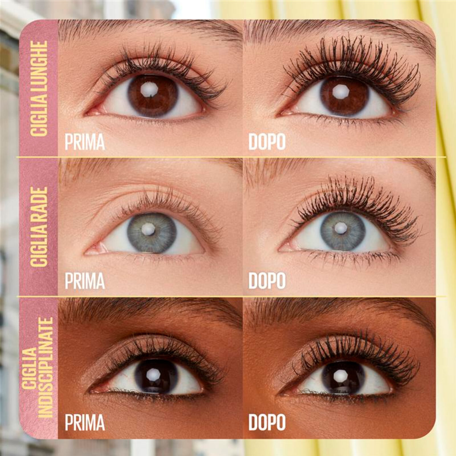 Mascara Very Black Colossal Bubble Volumizzante a Lunga Tenuta con Scovolino a Pettine