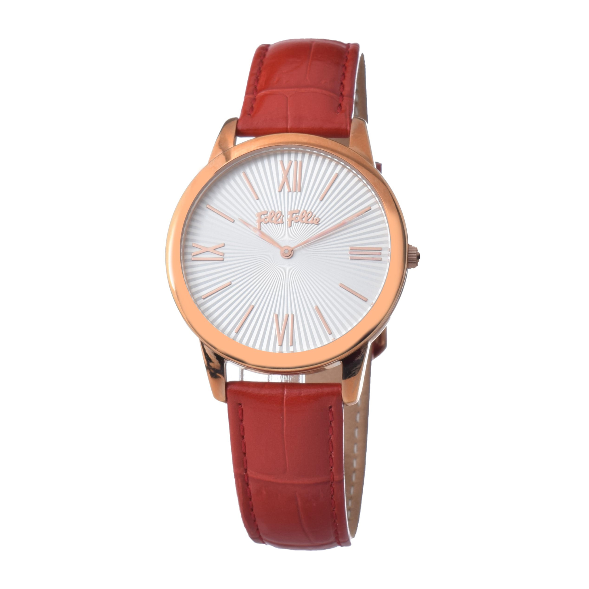 Reloj Folli Follie WF15T033SPR Mujer Analogico Cuarzo con Correa de Cuero