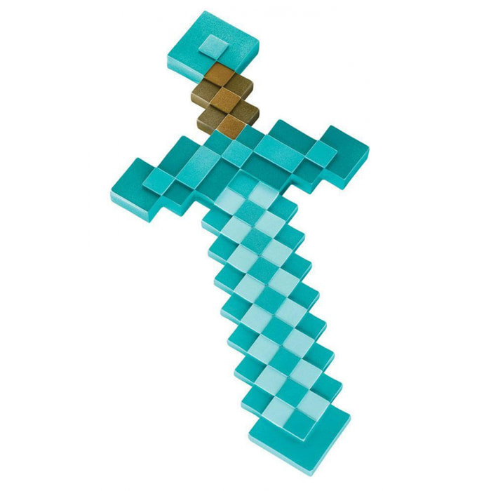 Minecraft Serie Videogiochi Figura Replica Spada Diamante Plastica 51 cm Altro