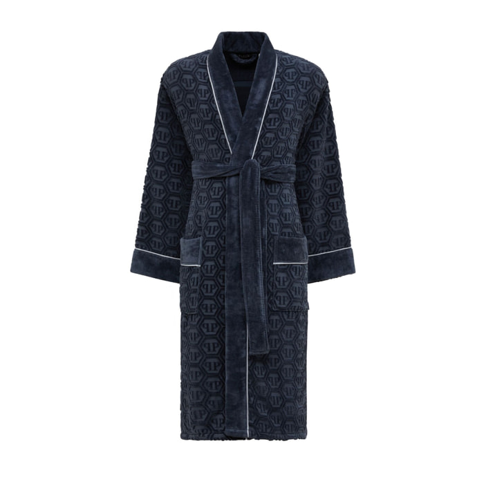 PHILIPP PLEIN Kimono Bathrobe Hexagon