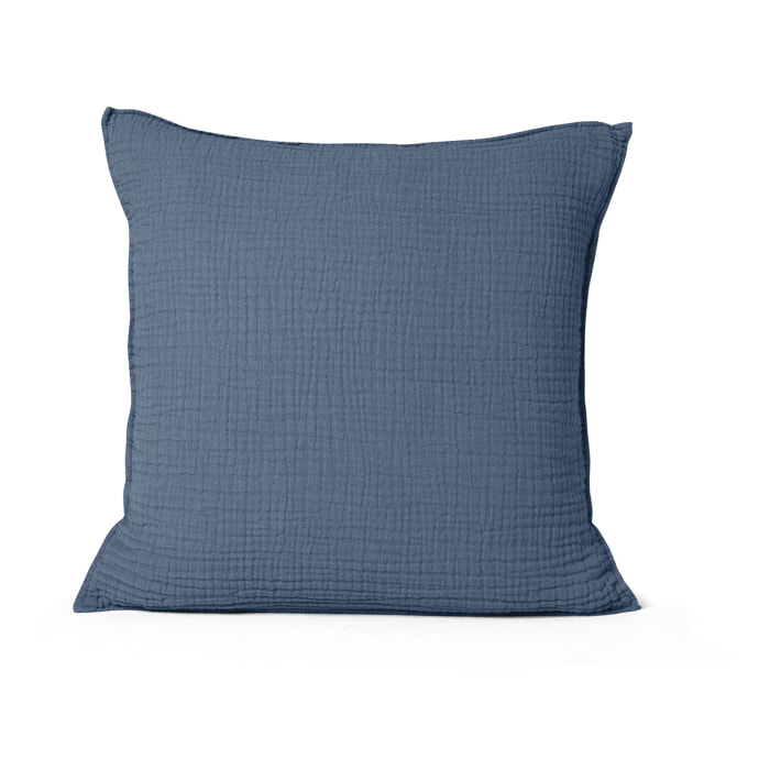 Housse de coussin en gaze de coton, SIMPLEMENT GAUFRÉ