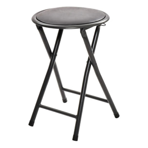 Tabouret pliants noir