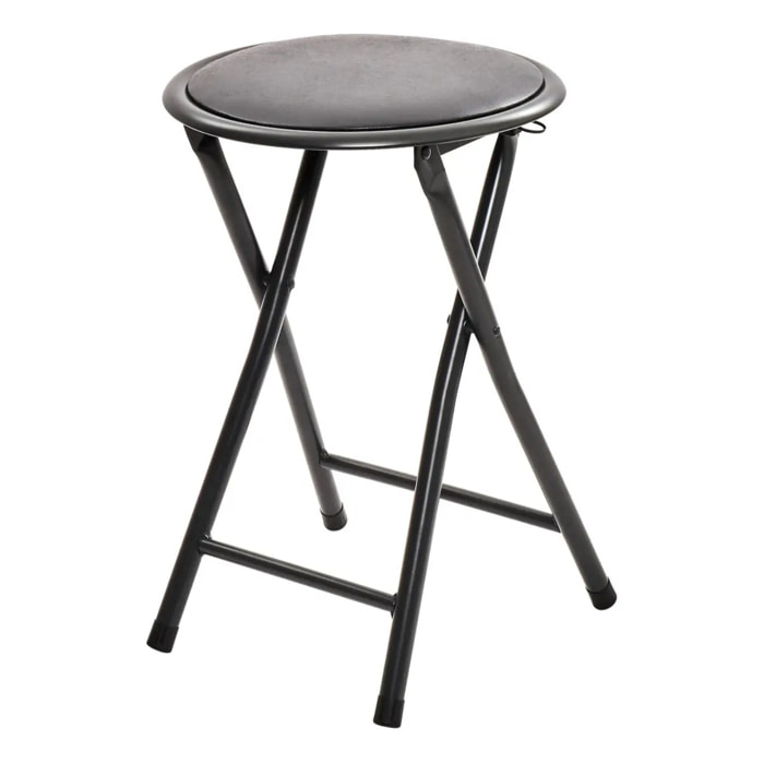 Tabouret pliants noir