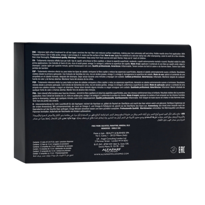 ALFAPARF MILANO Semi Di Lino Sublime Essential Oil Fiale 12x13ml