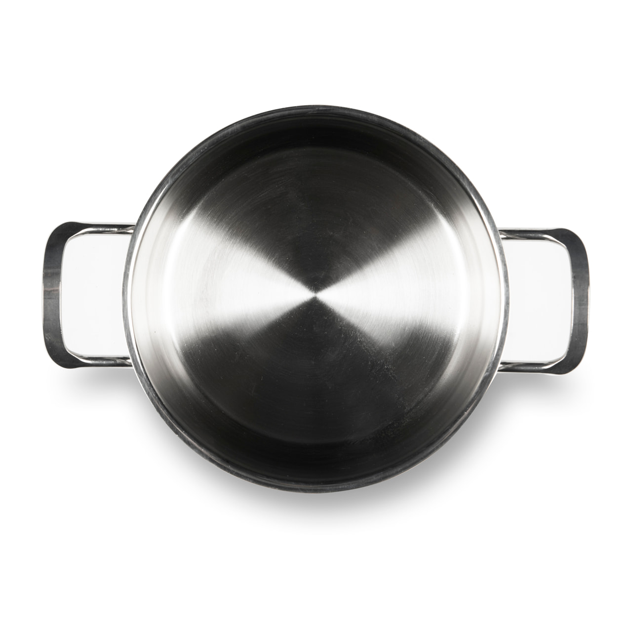 Casserole 18 cm à deux poignées Excelsa – Jazz Cook, Acier Argenté