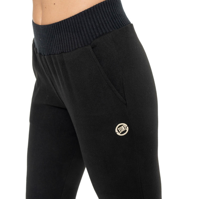 Pantalones de invierno para mujer Leone 1947 Warm Touch con inserciones de punto