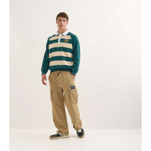 Polo MUNICH Stanford streetwear hombre de algodón orgánico verde