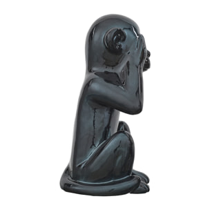 Statue Singe Noir H30cm