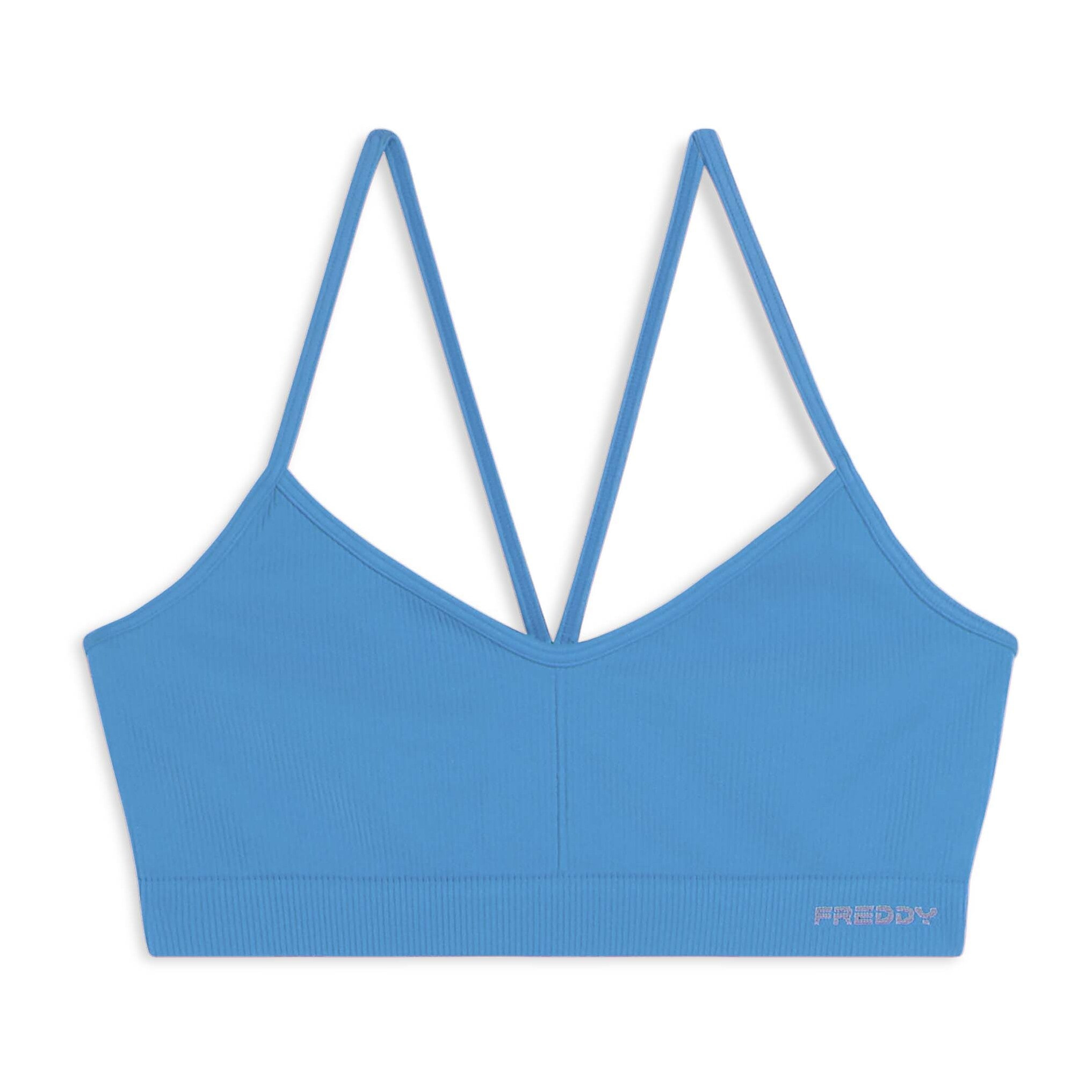 Top sportivo seamless con spalline incrociate