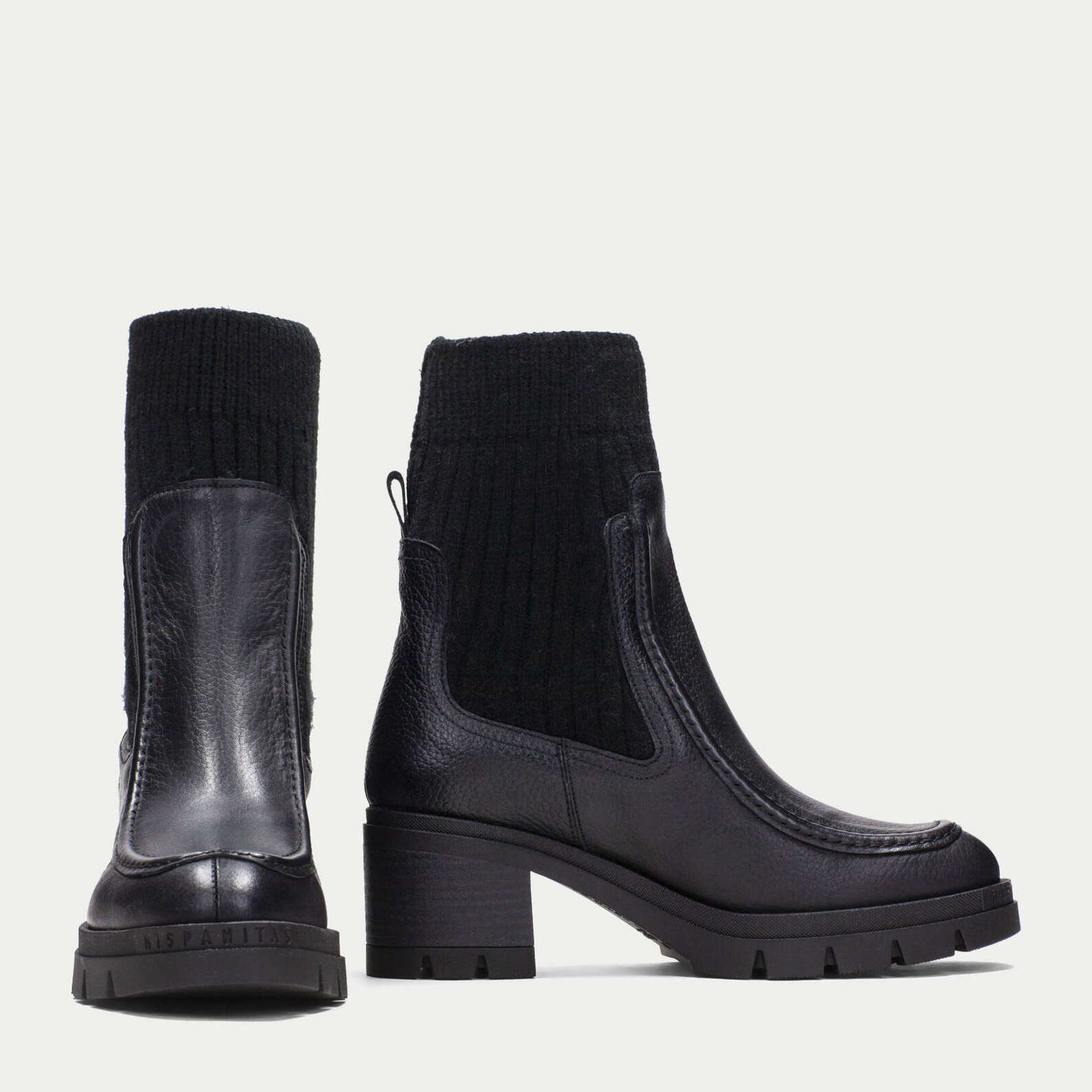Botin Ingrid Black 6 cm