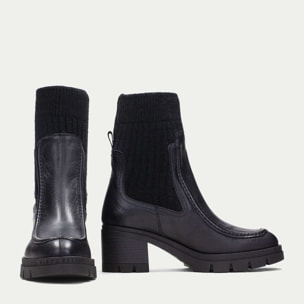 Botin Ingrid Black 6 cm