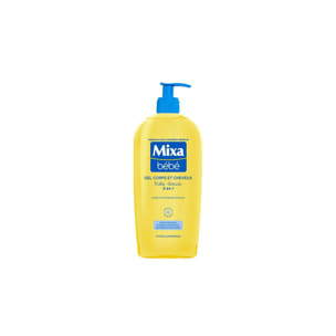 Lot de 6 - Mixa Baby Bath and Shower Gel corps et cheveux Très doux 2 en 1 400ml