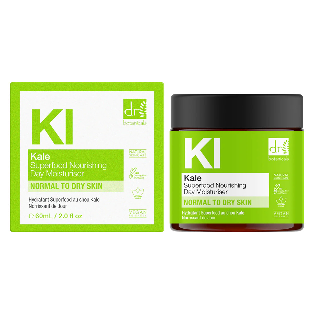 Crema Hidratante de Día Nutritiva de Kale 30ml (NF) + Crema Hidratante de Día Nutritiva de Kale 2021 - 60ml