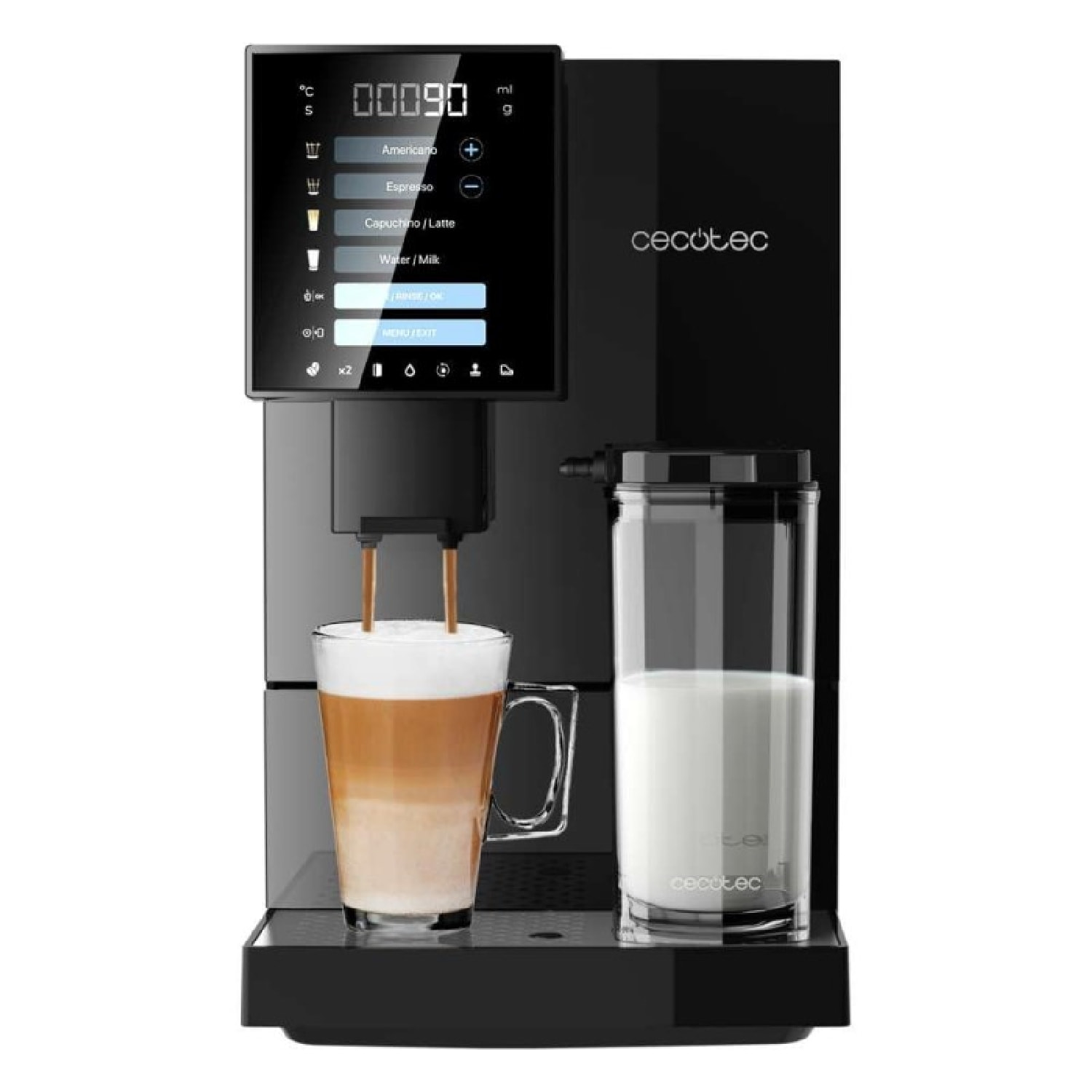 Cafetera Superautomática Cremmaet Compactccino. 1350 W, Thermoblock, Bomba de Pr