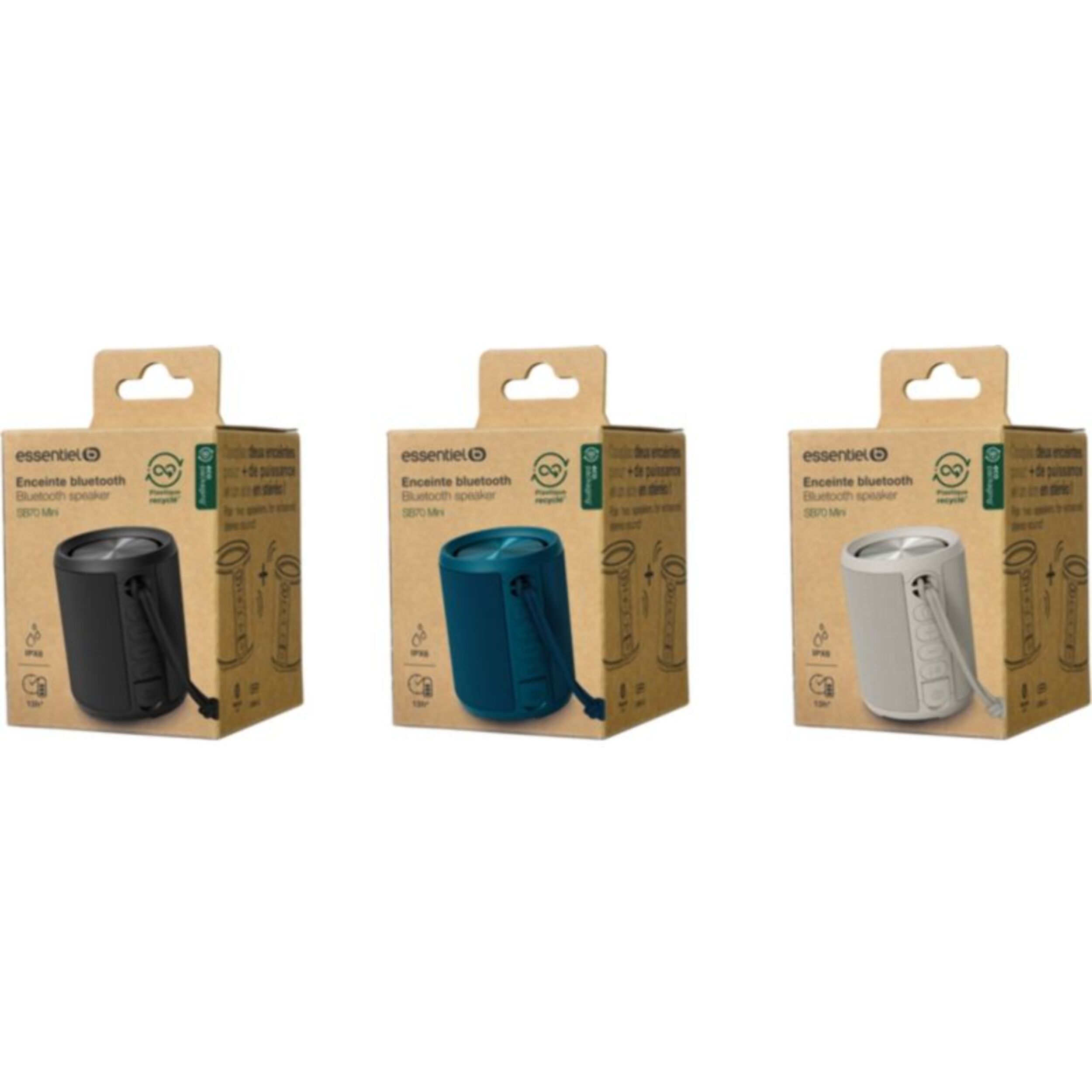 Enceinte portable ESSENTIELB SB70 Mini Amande