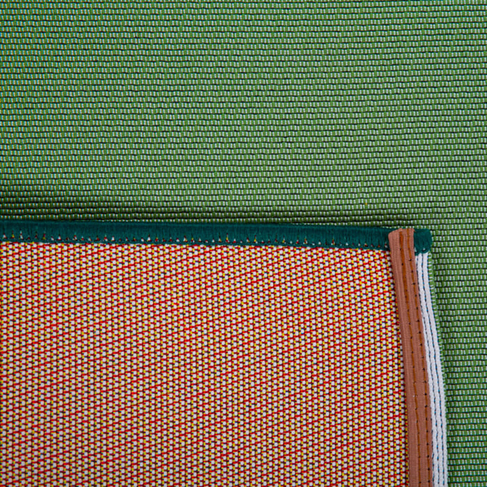 RIVIERA - Tapis intérieur/extérieur à motif festonné vert
