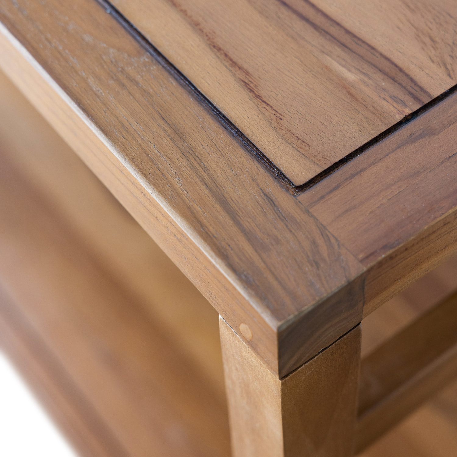 Meuble double vasque en teck massif 120cm DEWI