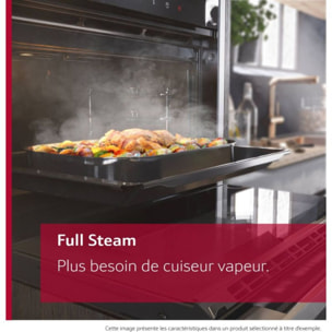 Four encastrable fonction vapeur NEFF B64FT33N0 N90 porte coulissante