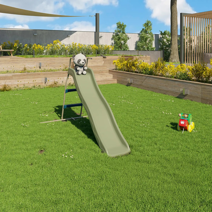 Toboggan ZAZOU vert pâle 1,73 m, 3-8 ans