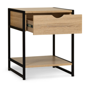 Tables de chevets Memphis 1 tiroir - lot de 2