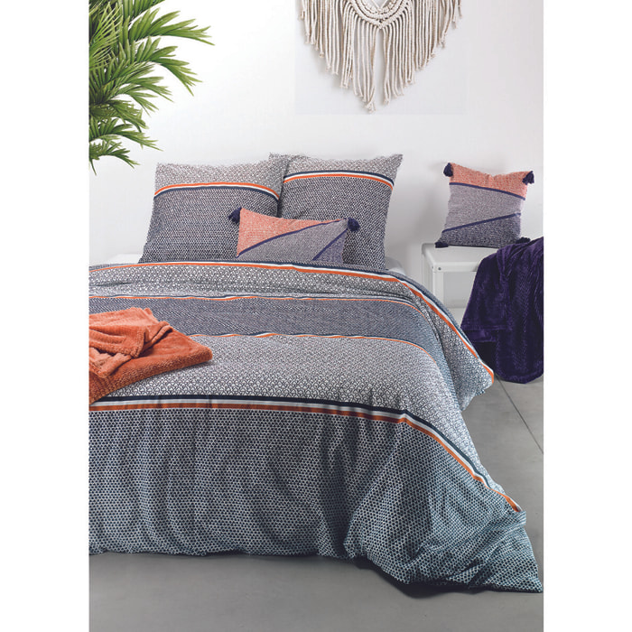 Parure Housse De Couette 3pcs 100% Coton 57fils Tilak