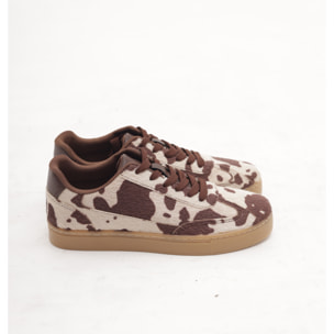 SNEAKERS ANIMALIER MARRONE