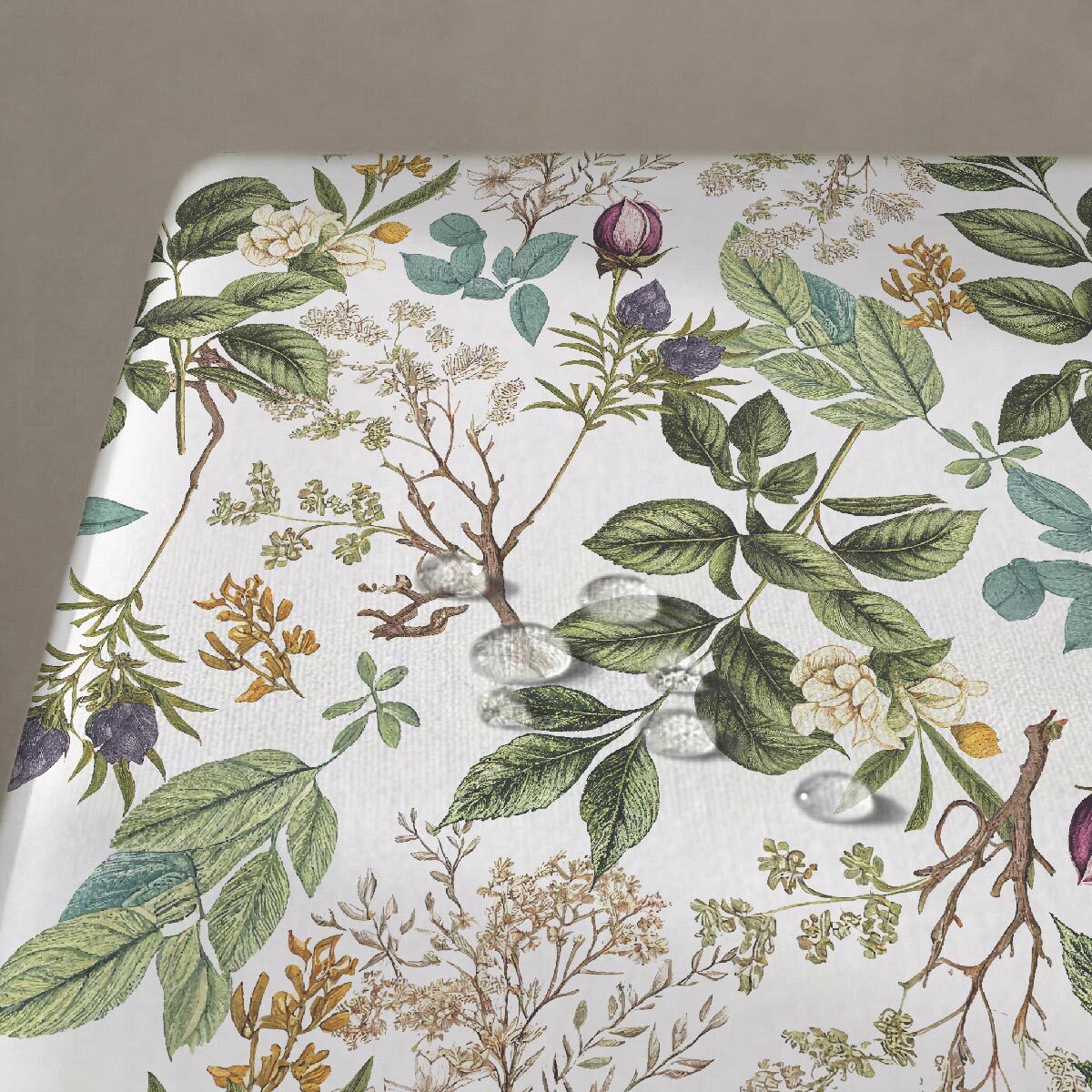 Nappe anti-taches Botanic - 100% coton -
