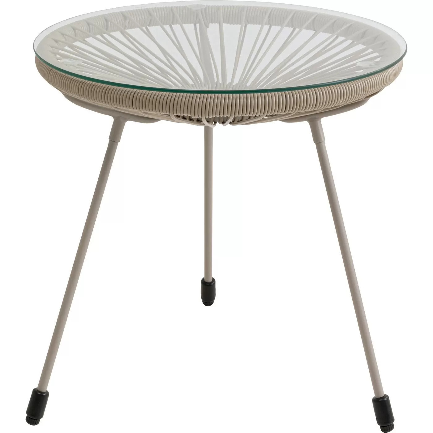 Table d'appoint Acapulco Mono beige Kare Design