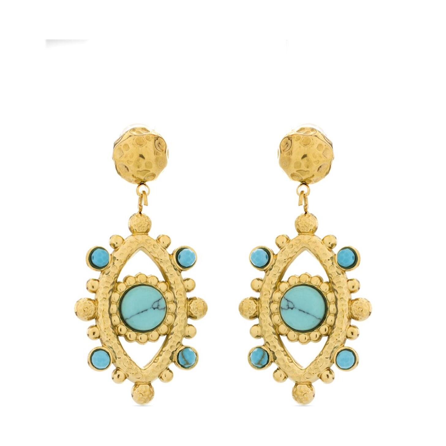 Pendientes Lux by Lux acabadoss oro 18k