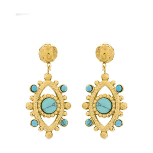 Pendientes Lux by Lux acabadoss oro 18k