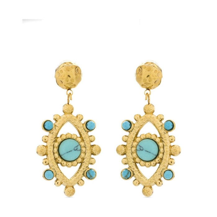 Pendientes Lux by Lux acabadoss oro 18k