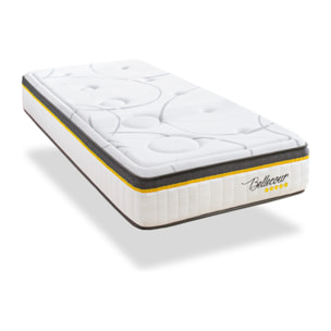 Matelas Hybride Bellecour 3.0, Soutien Ferme, 30 cm, Ressorts Ensachés & Mémoire de Forme