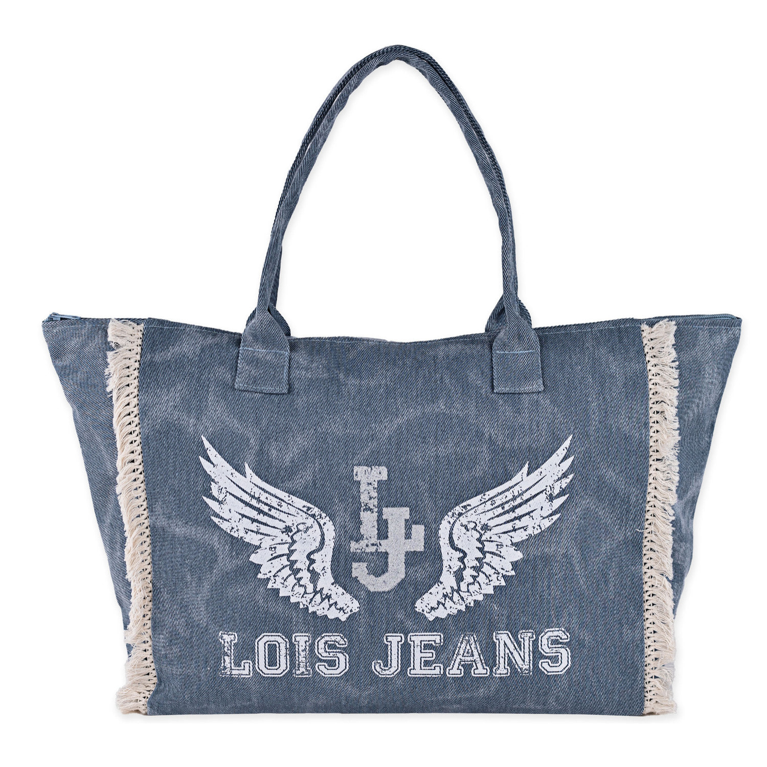 Bolso De Playa Lois Galwey Azul
