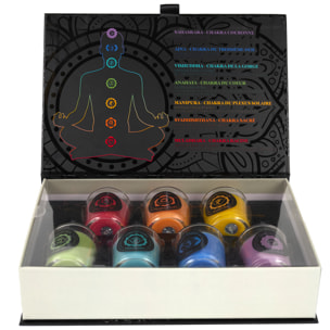 Coffret Bougie Parfumee Chakra X7