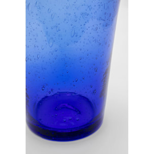 Verres à eau Bubbles bleus set de 4 Kare Design