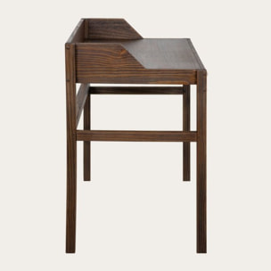 Bureau Creta -bois massif d'araucaria-couleur nogal 120 x 85 x 60 cm