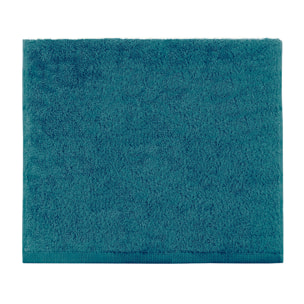 Drap de douche uni en coton, AQUA, Vert Émeraude